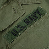 60s Vietnam War Vintage US Navy Jungle Jacket - Medium