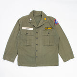 40s WW2 Vintage US Army '45D' HBT Jacket - Large