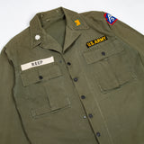 40s WW2 Vintage US Army '45D' HBT Jacket - Large