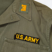 40s WW2 Vintage US Army '45D' HBT Jacket - Large