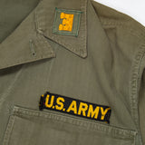 40s WW2 Vintage US Army '45D' HBT Jacket - Large