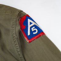 40s WW2 Vintage US Army '45D' HBT Jacket - Large