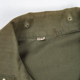 40s WW2 Vintage US Army '45D' HBT Jacket - Large