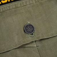 40s WW2 Vintage US Army '45D' HBT Jacket - Large