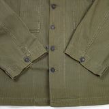40s WW2 Vintage US Army '45D' HBT Jacket - Large