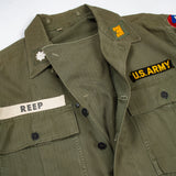 40s WW2 Vintage US Army '45D' HBT Jacket - Large