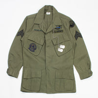 60s Vietnam War Vintage 9th ID Poplin Jungle Jacket - Small