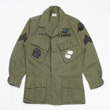 60s Vietnam War Vintage 9th ID Poplin Jungle Jacket - Small