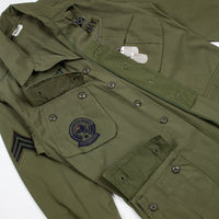 60s Vietnam War Vintage 9th ID Poplin Jungle Jacket - Small