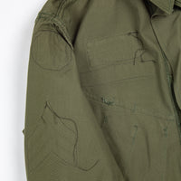 60s Vietnam War Vintage 9th ID Poplin Jungle Jacket - Small