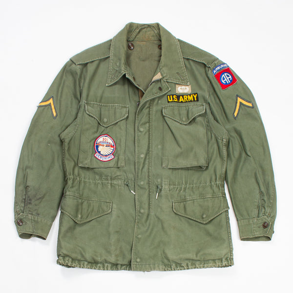 50s Vintage 82nd Airborne Division M51 Field Jacket - Small