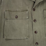 Rare 40s Vintage Prisoner of War '45D' HBT Jacket - Medium