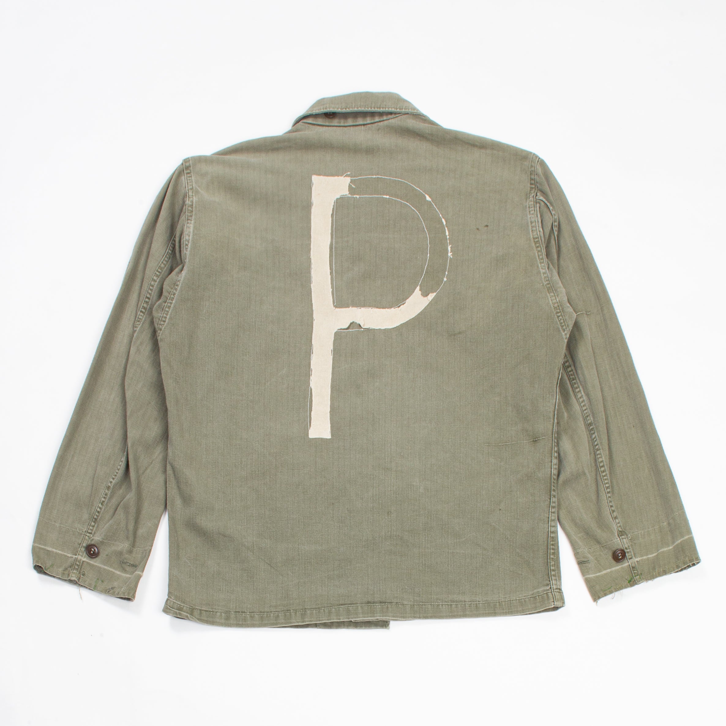 春夏新作 '45D' War of Prisoner Vintage 40s Rare HBT Medium - Jacket ジャケット・アウター