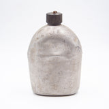 Rare 1942 Dated WW2 US Army 1 Qt. Canteen w/ Flat-Top Plastic Cap