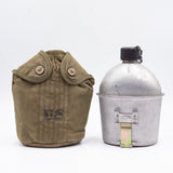 50s/60s Vietnam War US Military 1 Qt Canteen Set