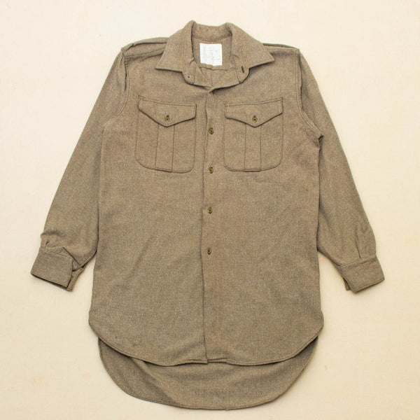 60s Vintage British Army Wool KF Shirt - Medium