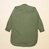 NOS 60s Vintage British Army Aertex Green Jungle Shirt - Medium