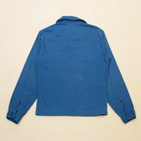 70s Vintage US Navy Blue Pullover Shirt - Small