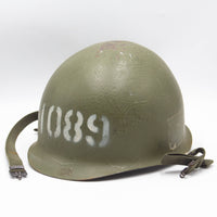 60s Vietnam War US Army Airborne / Para M1C Helmet Set