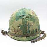 Vietnam War US Army Airborne / Para M1C Helmet Set