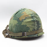 60s Vietnam War US Army Airborne / Para M1C Helmet Set