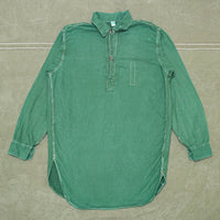 60s Vintage Swedish Army Grandad Shirt - Small
