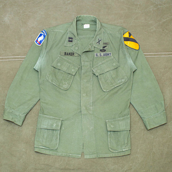 60s Vintage 1st Cavalry Jungle Jacket - Large