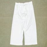 60s Vintage US Navy White Dress Trousers - 30x25
