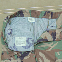 NOS 80s Vintage Temperate Woodland BDU Combat Trousers - 34x32