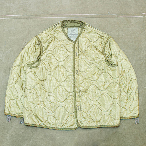 80s Vintage M65 Field Jacket Quilted Liner - X-Large