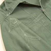 60s Vintage 'Dunlap' OG-107 'Fruit of the Loom' Utility Shirt - X-Small