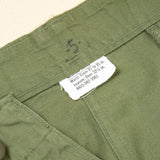 Deadstock 60s Vietnam War Vintage OG-107 Poplin Jungle Trousers - 33x34