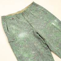 Rare 60s Vintage Czech Army M60 / Vz60 Rain Drop Camo Trousers - 34x31