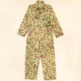 40s WW2 Vintage M-1942 Frogskin Camo Coveralls - Medium