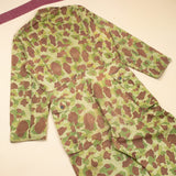 40s WW2 Vintage M-1942 Frogskin Camo Coveralls - Medium