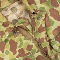 40s WW2 Vintage M-1942 Frogskin Camo Coveralls - Medium