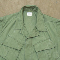 60s Vietnam War Vintage Poplin Jungle Jacket - Large