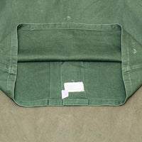 70s Vintage 'Prater' US Army OG-107 Sateen Utility Shirt - Large