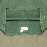 70s Vintage 'Prater' US Army OG-107 Sateen Utility Shirt - Large