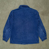 70s Vintage German Army Blue HBT Chore Jacket - Medium