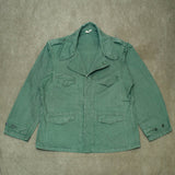 50s Vintage French Army Field Jacket - Large