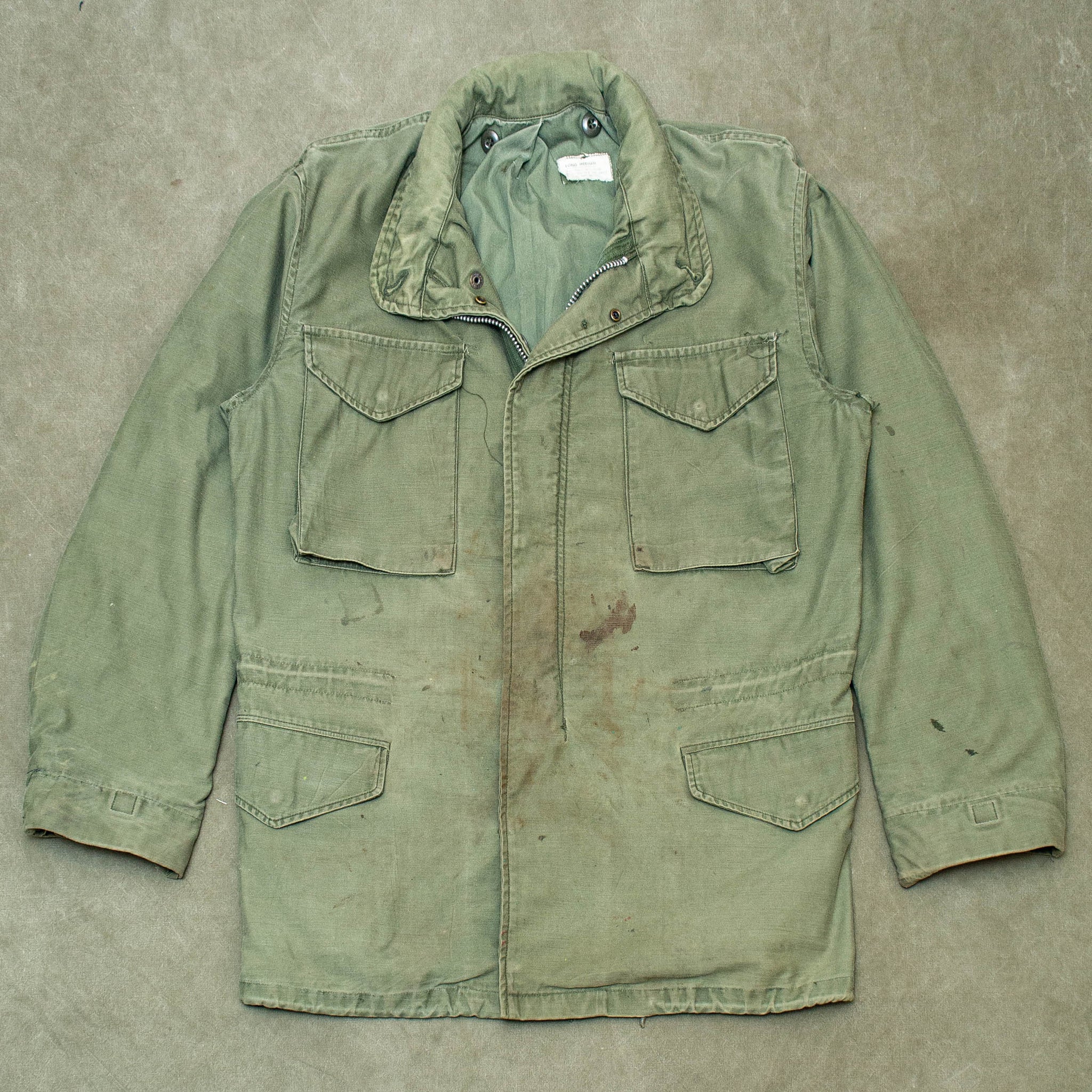 i*i様 70s m65 Vintage 70s Alpha Industries M-65 Field Jacket Mens M Long