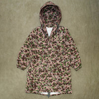 Rare 50s Vintage Austrian Pea Dot Camo Parka - X-Large