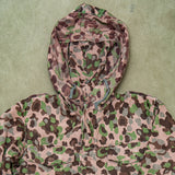 Rare 50s Vintage Austrian Pea Dot Camo Parka - X-Large