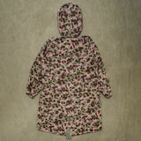 Rare 50s Vintage Austrian Pea Dot Camo Parka - X-Large