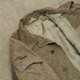 70s Vintage East German Raindrop Camo Padded Jacket - Medium