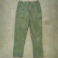 60s Vintage British Army 60 Pattern Combat Trousers - 32x32