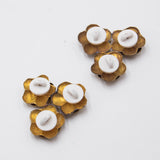 60s Vietnamese-Made Pin-On Captain Rank Blossoms Pair