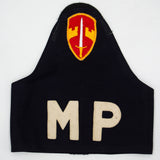 60s Vietnam War Felt MACV Military Police Brassard