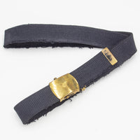 60s US Army Black Trouser Belt - 38"